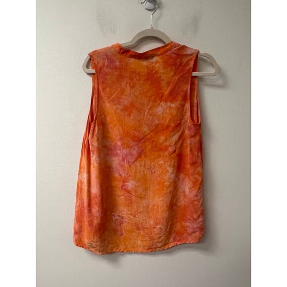 Gypsy 05 Orange Tie Dye Tank Top Sz S - Picture 2 of 3